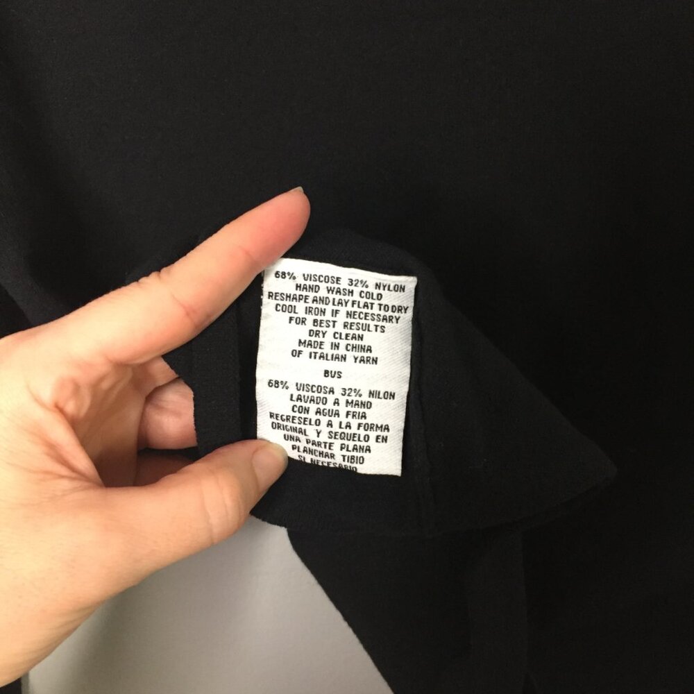 Basic Black Long Sleeves- Small | Eileen Fisher - image 8